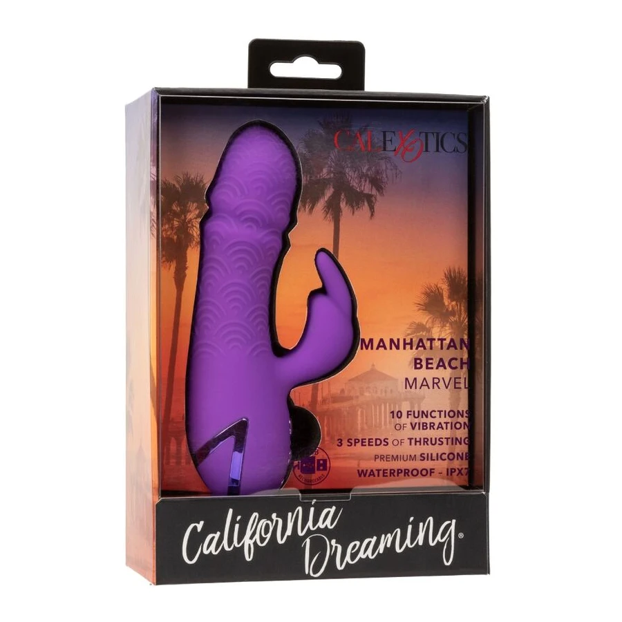 CALEXOTICS - MANHATTAN BEACH MARVEL VIBRATOR RABBIT LILA VON CALIFORNIA DREAMING